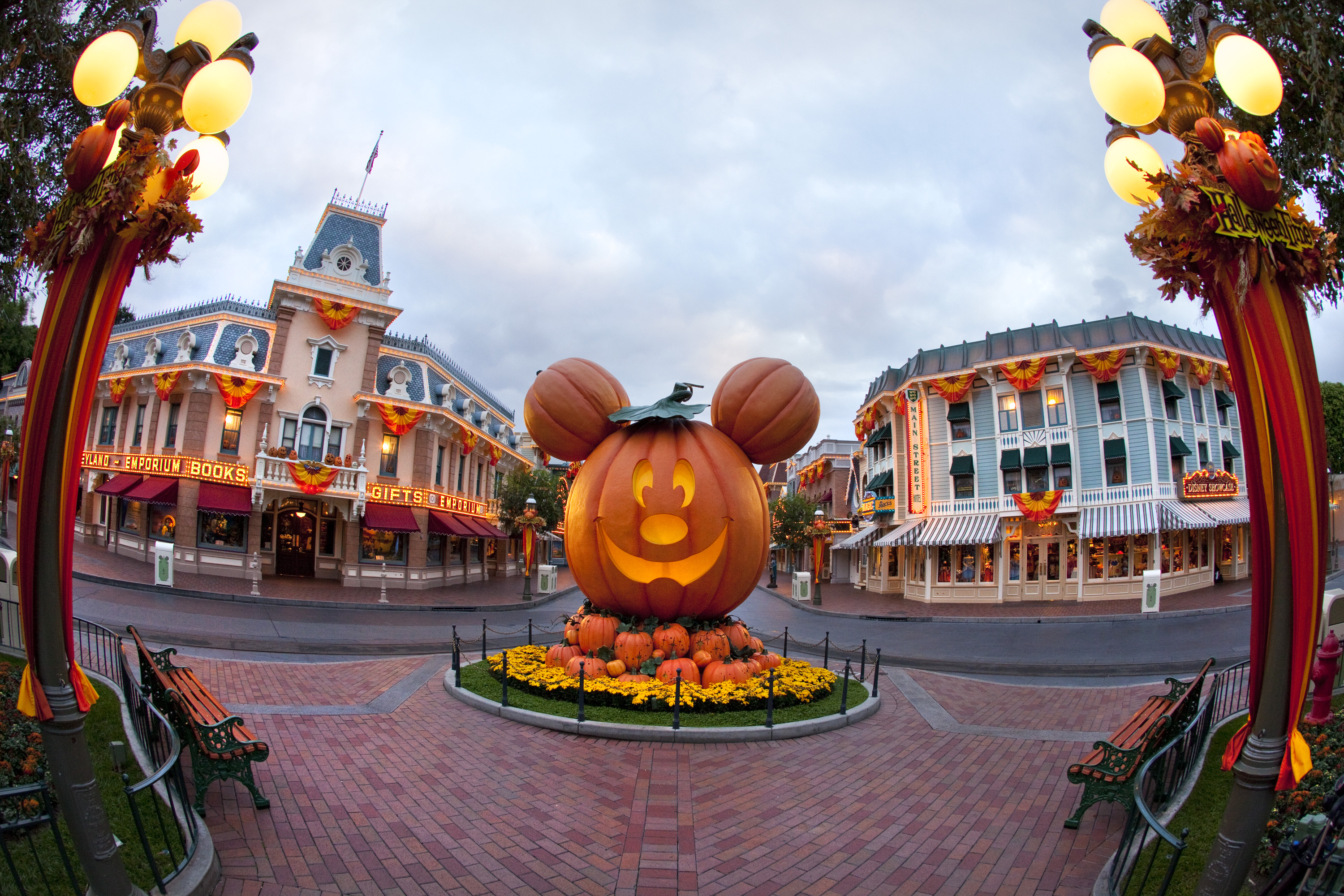 Disneyland at Halloween time
